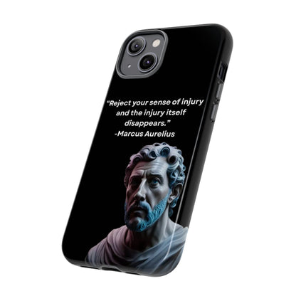 “Strength Within” – Marcus Aurelius Quote Tough Phone Case