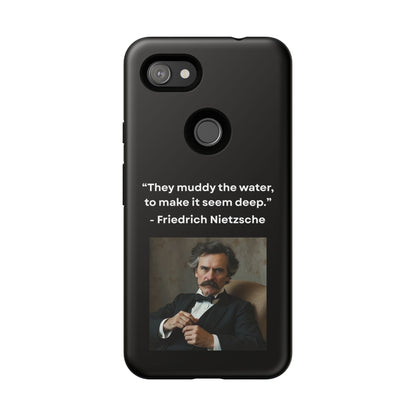 “False Depth” – Friedrich Nietzsche Quote Tough Phone Case