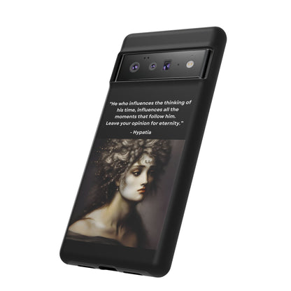 “Leave Your Mark” – Hypatia Quote Tough Phone Case