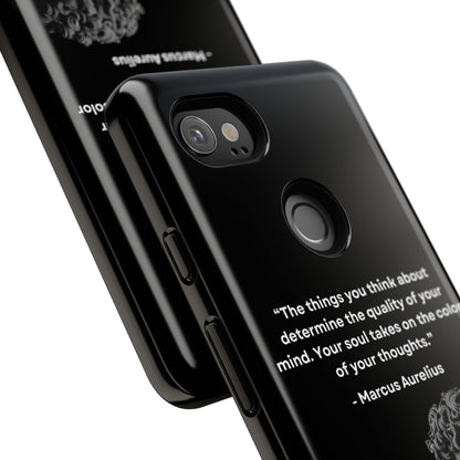 “Color of Thought” – Marcus Aurelius Quote Tough Phone Case
