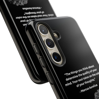 “Color of Thought” – Marcus Aurelius Quote Tough Phone Case