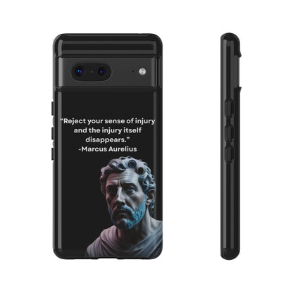“Strength Within” – Marcus Aurelius Quote Tough Phone Case