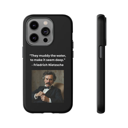 “False Depth” – Friedrich Nietzsche Quote Tough Phone Case