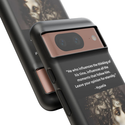 “Leave Your Mark” – Hypatia Quote Tough Phone Case