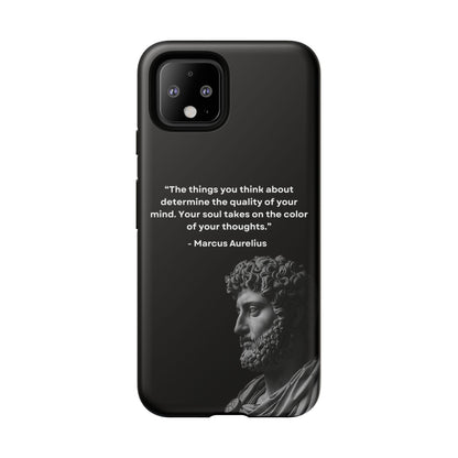 “Color of Thought” – Marcus Aurelius Quote Tough Phone Case