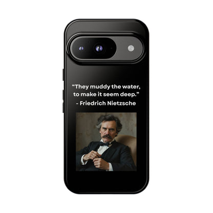 “False Depth” – Friedrich Nietzsche Quote Tough Phone Case