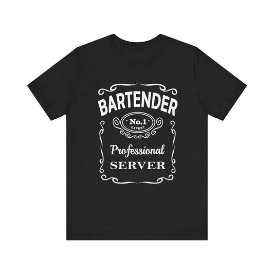 No.1 Expert Bartender T-Shirt