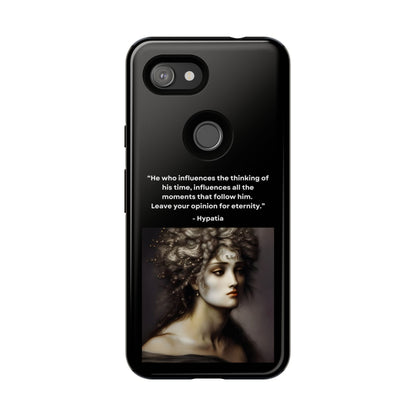 “Leave Your Mark” – Hypatia Quote Tough Phone Case