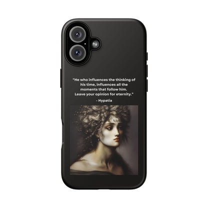 “Leave Your Mark” – Hypatia Quote Tough Phone Case