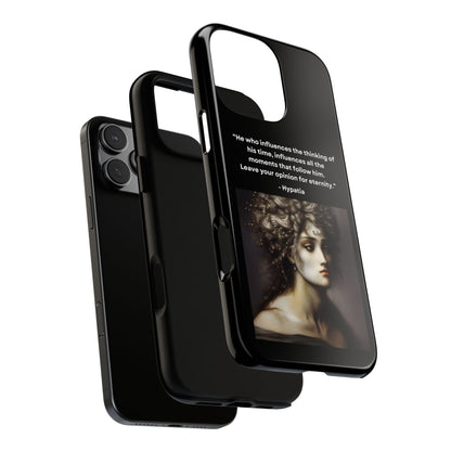 “Leave Your Mark” – Hypatia Quote Tough Phone Case