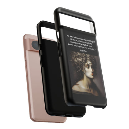 “Leave Your Mark” – Hypatia Quote Tough Phone Case