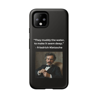 “False Depth” – Friedrich Nietzsche Quote Tough Phone Case