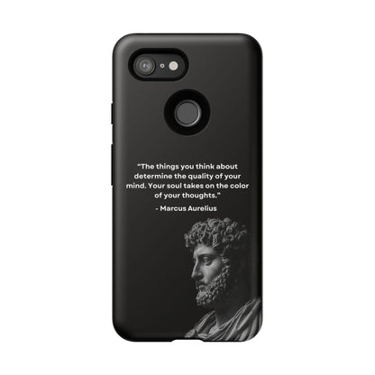 “Color of Thought” – Marcus Aurelius Quote Tough Phone Case