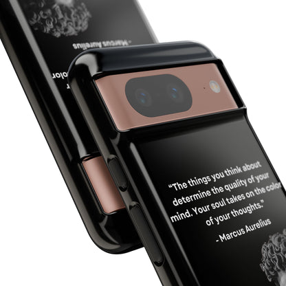“Color of Thought” – Marcus Aurelius Quote Tough Phone Case