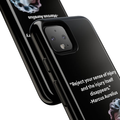 “Strength Within” – Marcus Aurelius Quote Tough Phone Case
