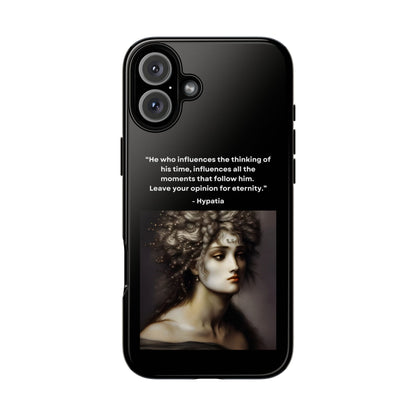 “Leave Your Mark” – Hypatia Quote Tough Phone Case