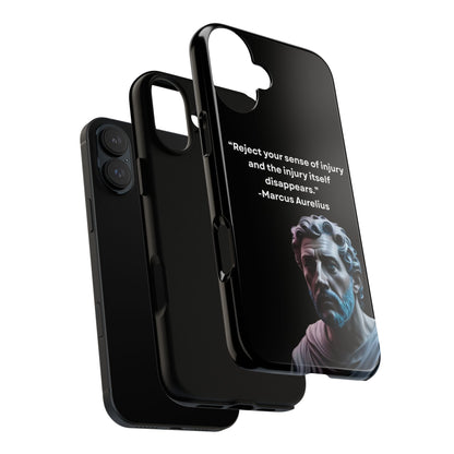 “Strength Within” – Marcus Aurelius Quote Tough Phone Case