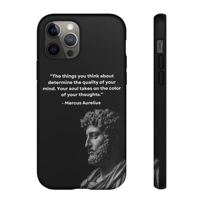 “Color of Thought” – Marcus Aurelius Quote Tough Phone Case