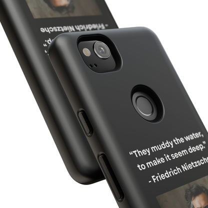 “False Depth” – Friedrich Nietzsche Quote Tough Phone Case