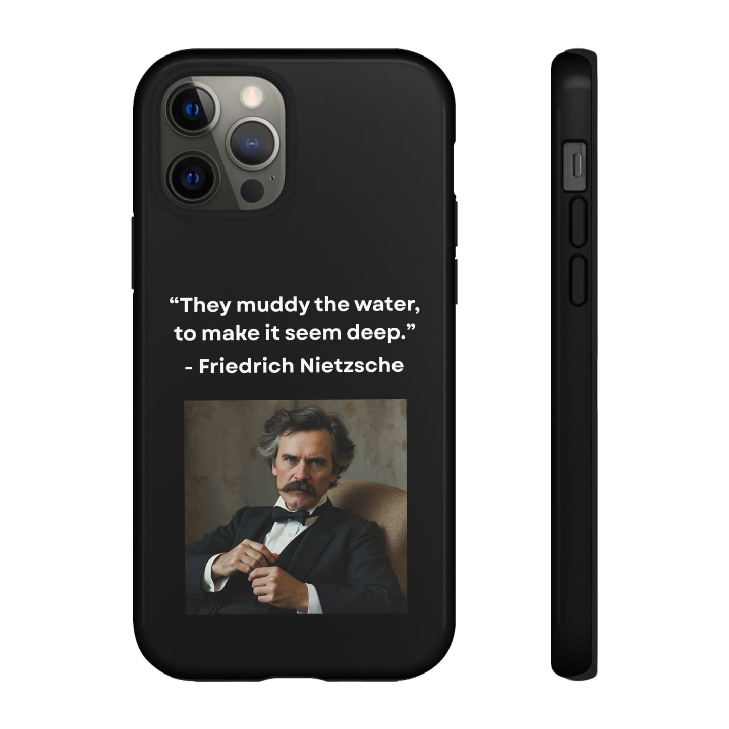 “False Depth” – Friedrich Nietzsche Quote Tough Phone Case