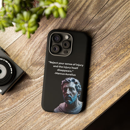 “Strength Within” – Marcus Aurelius Quote Tough Phone Case