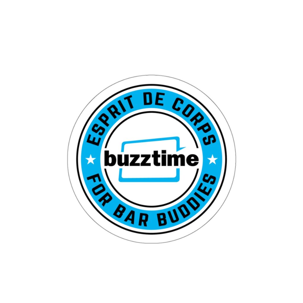 Buzztime Bar Buddies Logo Sticker
