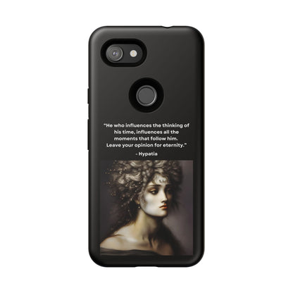 “Leave Your Mark” – Hypatia Quote Tough Phone Case