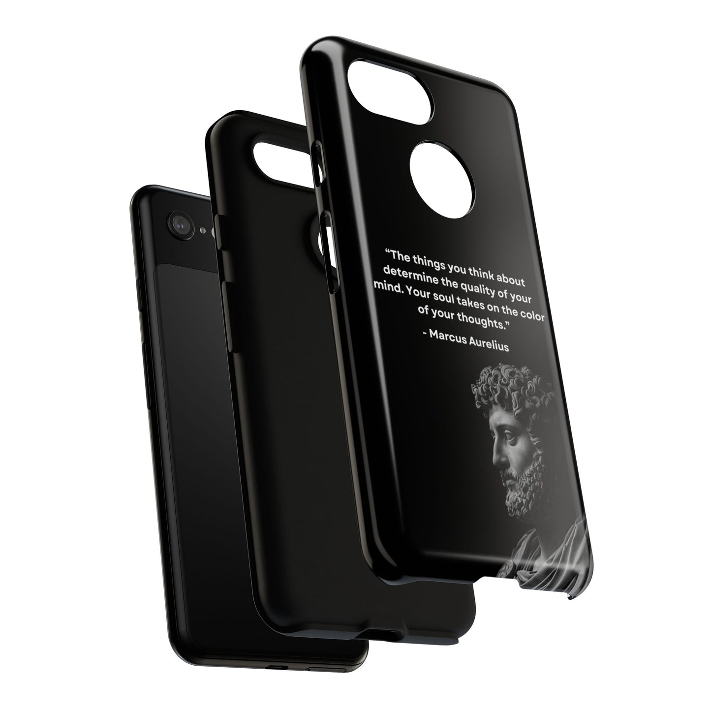 “Color of Thought” – Marcus Aurelius Quote Tough Phone Case