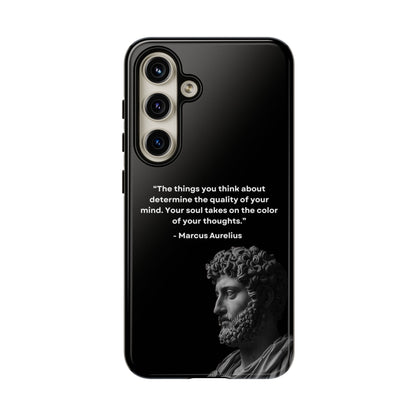 “Color of Thought” – Marcus Aurelius Quote Tough Phone Case
