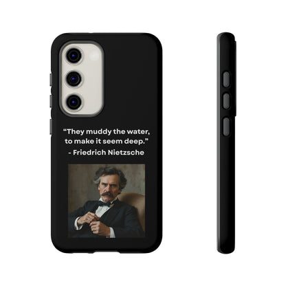 “False Depth” – Friedrich Nietzsche Quote Tough Phone Case