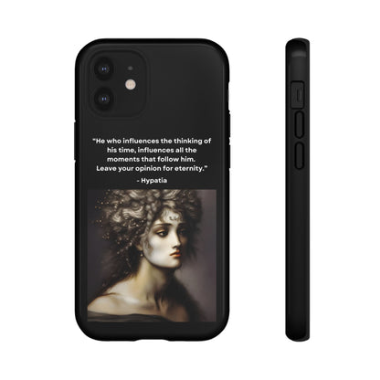 “Leave Your Mark” – Hypatia Quote Tough Phone Case