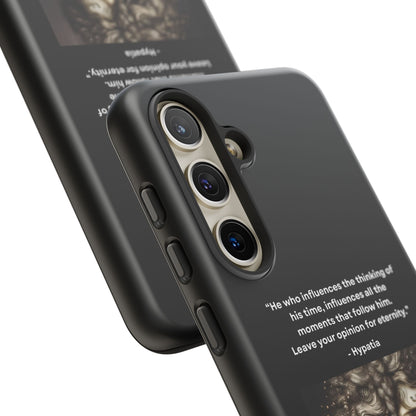 “Leave Your Mark” – Hypatia Quote Tough Phone Case