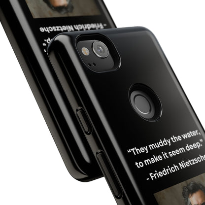 “False Depth” – Friedrich Nietzsche Quote Tough Phone Case