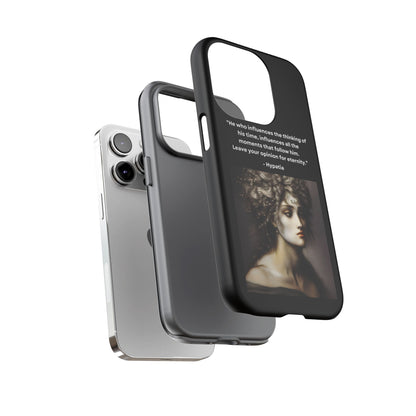 “Leave Your Mark” – Hypatia Quote Tough Phone Case