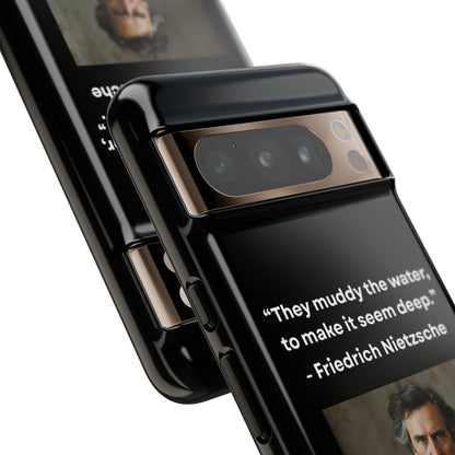 “False Depth” – Friedrich Nietzsche Quote Tough Phone Case