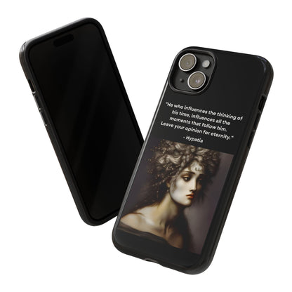 “Leave Your Mark” – Hypatia Quote Tough Phone Case