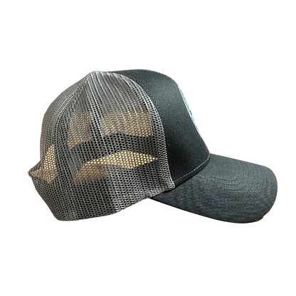 OG Buzztime Mesh Trucker - Black/Charcoal