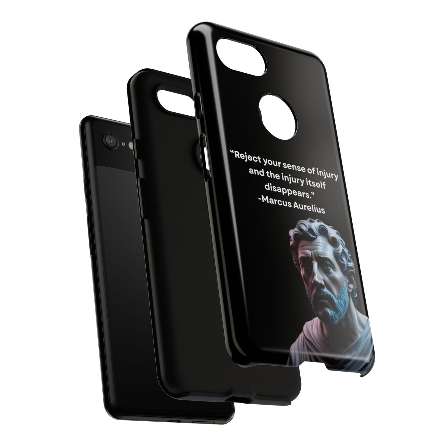 “Strength Within” – Marcus Aurelius Quote Tough Phone Case