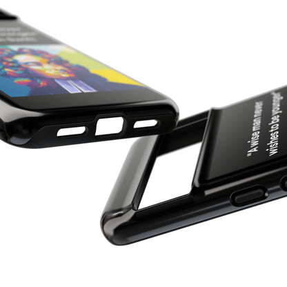 “Wisdom Over Youth” – Jonathan Swift Quote Tough Phone Case