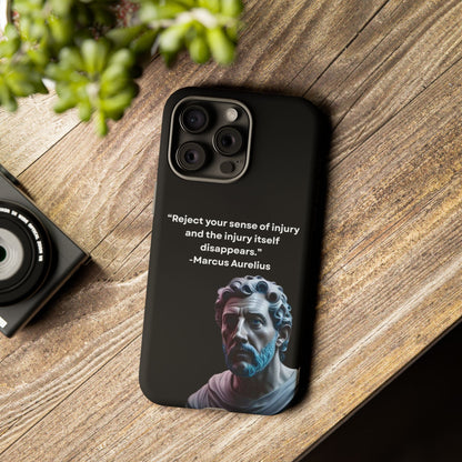 “Strength Within” – Marcus Aurelius Quote Tough Phone Case