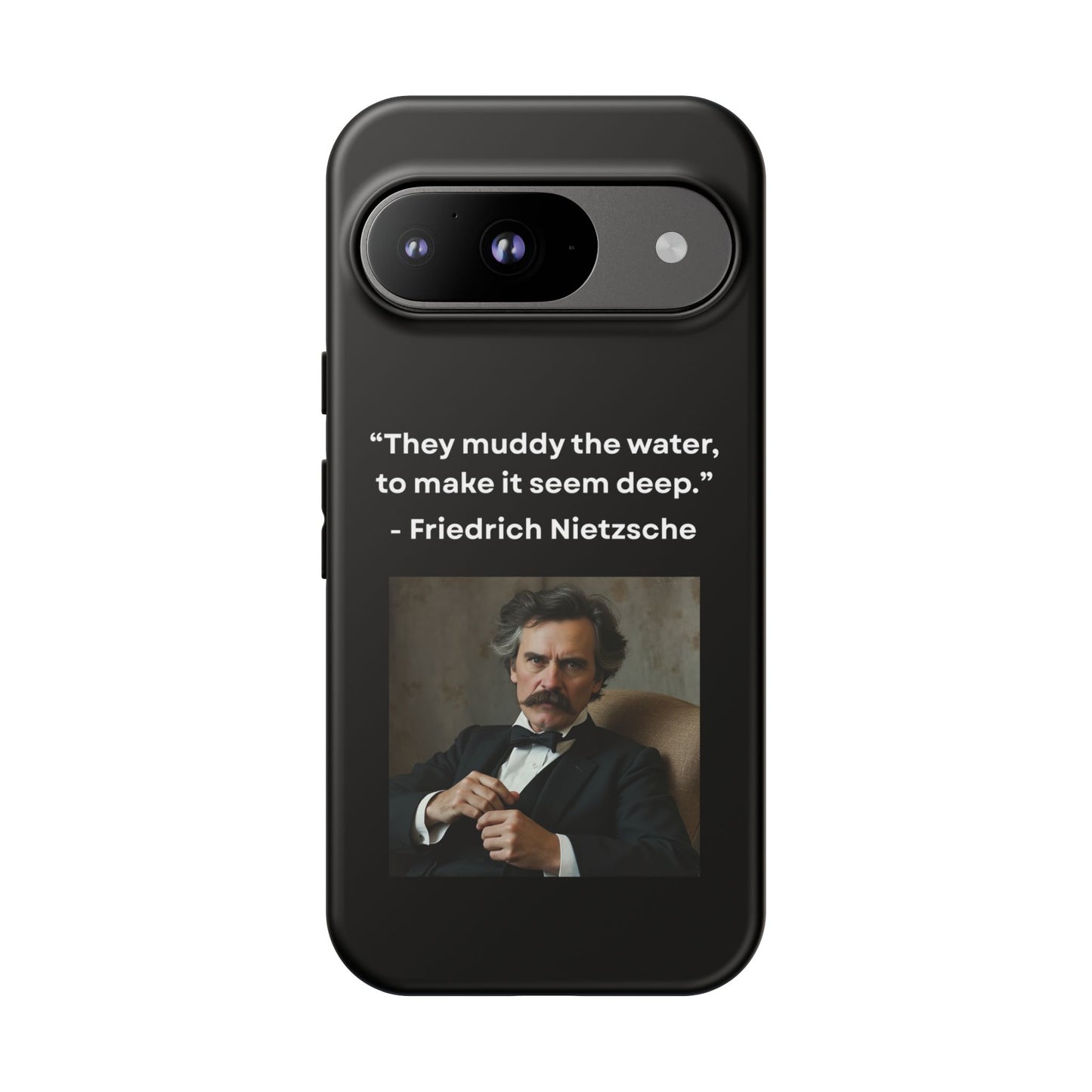 “False Depth” – Friedrich Nietzsche Quote Tough Phone Case