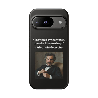 “False Depth” – Friedrich Nietzsche Quote Tough Phone Case