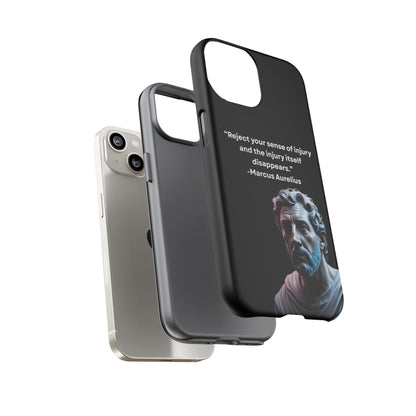 “Strength Within” – Marcus Aurelius Quote Tough Phone Case