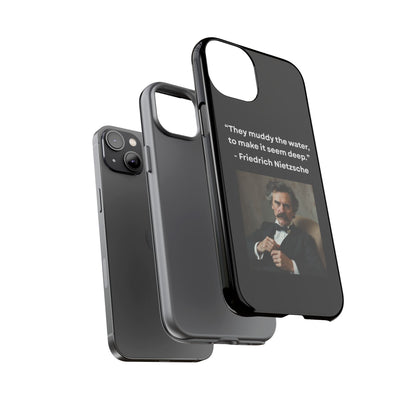 “False Depth” – Friedrich Nietzsche Quote Tough Phone Case