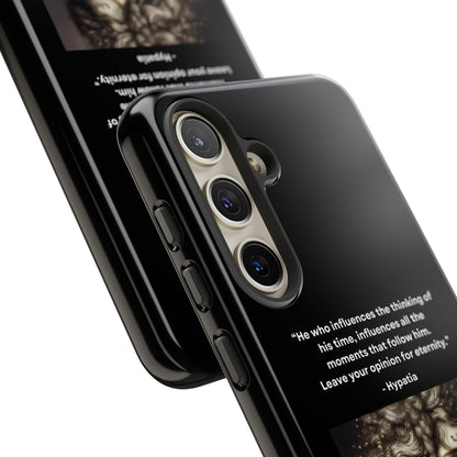 “Leave Your Mark” – Hypatia Quote Tough Phone Case