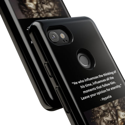 “Leave Your Mark” – Hypatia Quote Tough Phone Case