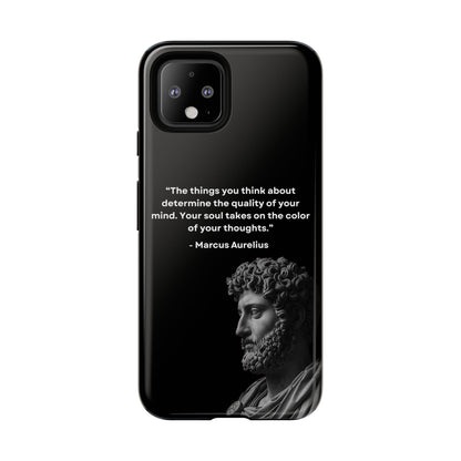 “Color of Thought” – Marcus Aurelius Quote Tough Phone Case