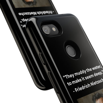 “False Depth” – Friedrich Nietzsche Quote Tough Phone Case