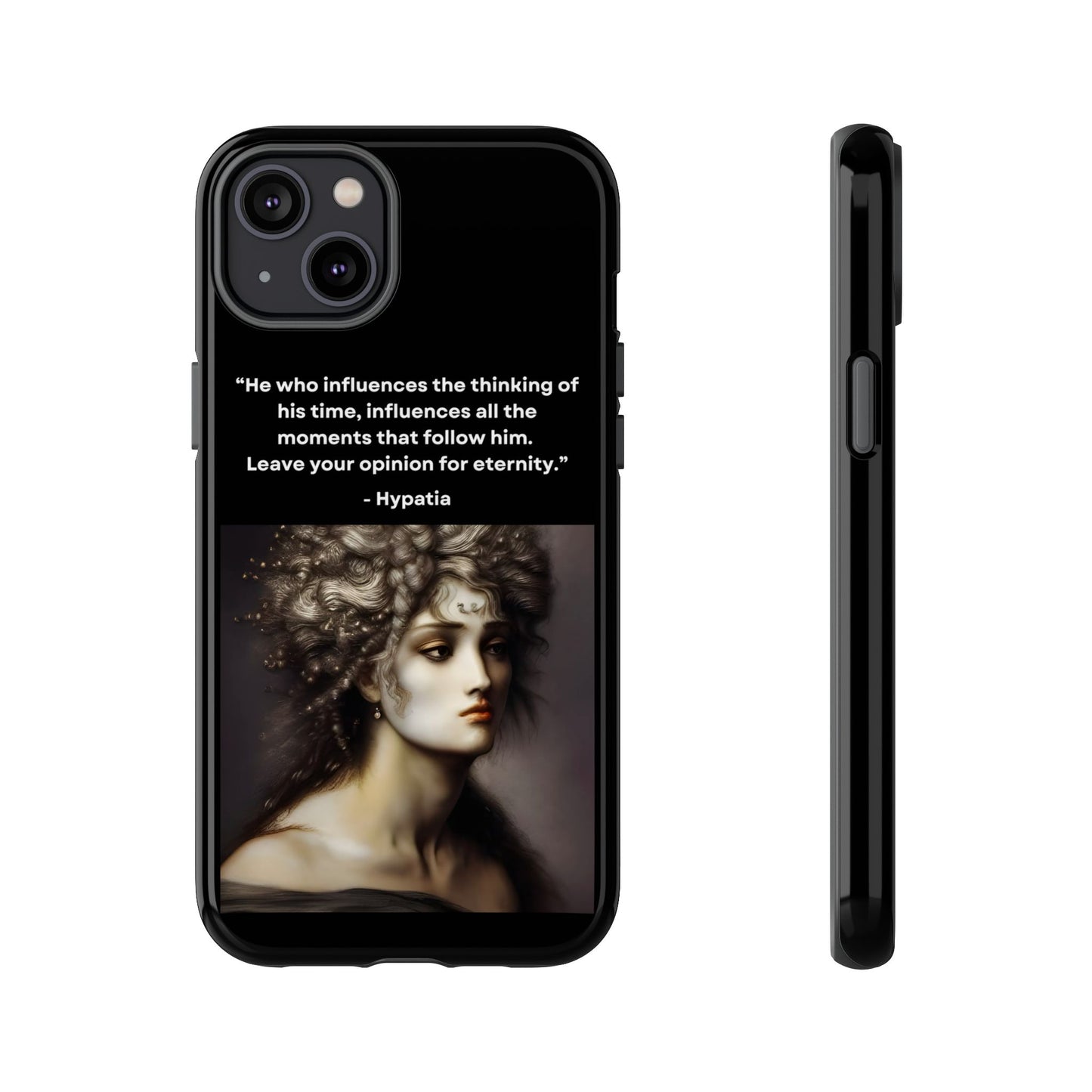“Leave Your Mark” – Hypatia Quote Tough Phone Case