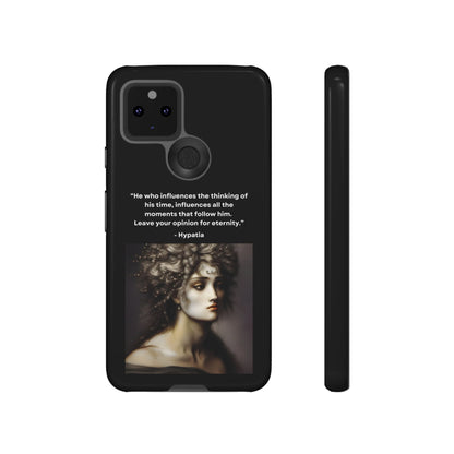 “Leave Your Mark” – Hypatia Quote Tough Phone Case